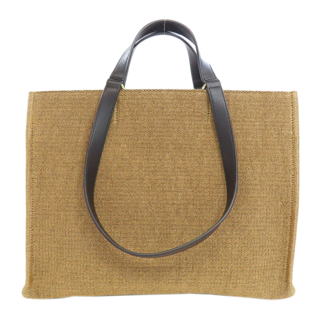 Salvatore Ferragamo Bag Tote Calfskin Raffia